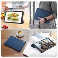 Samsung Galaxy Tab A11 Dux Ducis Domo Tri-Fold Smart Folio Cover - Blå