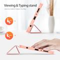 Samsung Galaxy Tab A11 Dux Ducis Domo Tri-Fold Smart Folio Cover - Pink