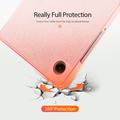 Samsung Galaxy Tab A11 Dux Ducis Domo Tri-Fold Smart Folio Cover - Pink