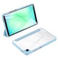 Samsung Galaxy Tab A11 Dux Ducis Toby Tri-Fold Smart Folio Cover - Babyblå