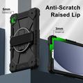 Samsung Galaxy Tab A11 Heavy Duty 360 Cover med Håndrem - Sort
