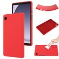 Samsung Galaxy Tab A11 Flydende silikone cover - rød