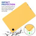 Samsung Galaxy Tab A11 Flydende silikone cover - gul