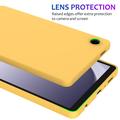 Samsung Galaxy Tab A11 Flydende silikone cover - gul