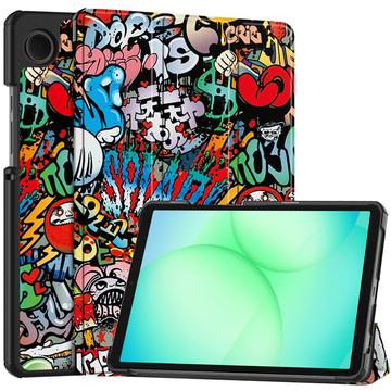 Samsung Galaxy Tab A11 Tri-Fold Series Smart Folio-etui - Graffiti