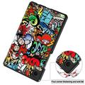 Samsung Galaxy Tab A11 Tri-Fold Series Smart Folio-etui - Graffiti