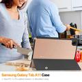 Samsung Galaxy Tab A11 Tri-Fold Series Smart Folio-etui - Rosaguld