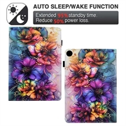 Samsung Galaxy Tab A11+/A9+ Smart Folio Taske - Blomsterblomst