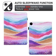 Samsung Galaxy Tab A11+/A9+ Smart Folio Taske - Regnbuesand