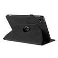 Samsung Galaxy Tab A11+/A9+ 360 roterende smart cover med kortpladser - Sort