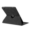 Samsung Galaxy Tab A11+/A9+ 360 roterende smart cover med kortpladser - Sort