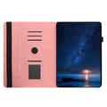 Samsung Galaxy Tab A11+/A9+ 360 roterende smart cover med kortpladser - Pink