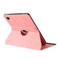 Samsung Galaxy Tab A11+/A9+ 360 roterende smart cover med kortpladser - Pink