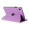 Samsung Galaxy Tab A11+/A9+ 360 roterende smart cover med kortpladser - Lilla