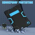 Samsung Galaxy Tab A11+ Robotstil Hybrid-etui med kickstand - Sort / Blå