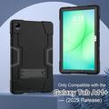 Samsung Galaxy Tab A11+ Robotstil Hybrid-etui med kickstand - Sort