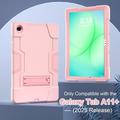 Samsung Galaxy Tab A11+ Robotstil Hybrid-etui med kickstand - Pink