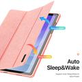 Samsung Galaxy Tab A11+ Dux Ducis Domo Tri-Fold Smart Folio Cover - Pink