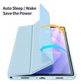 Samsung Galaxy Tab A11+ Dux Ducis Toby Tri-Fold Smart Folio Cover - Babyblå