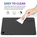 Samsung Galaxy Tab A11+ Flydende silikone cover - sort