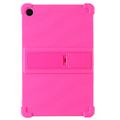Samsung Galaxy Tab A11+ silikoneetui med kickstand - Hot Pink