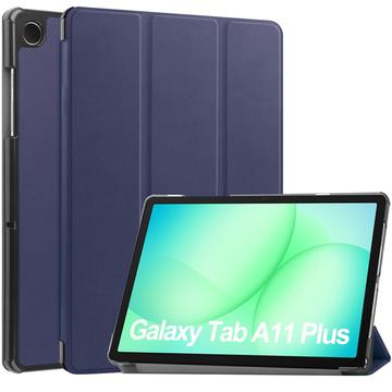 Samsung Galaxy Tab A11+ Tri-Fold Series Smart Folio-etui - mørkeblå