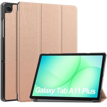 Samsung Galaxy Tab A11+ Tri-Fold Series Smart Folio-etui - Rosaguld
