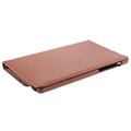 Samsung Galaxy Tab A7 Lite 360 Roterende Folio Cover - Brun