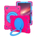 Samsung Galaxy Tab A8 10.5 (2021) Heavy Duty 360 Cover med Håndrem - Hot Pink / Blå