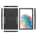 Samsung Galaxy Tab A8 10.5 (2021) Anti-Slip Hybrid Cover med Stativ - Sort