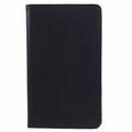 Samsung Galaxy Tab A9 360 Roterende Folio Cover - Sort