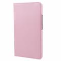 Samsung Galaxy Tab A9/A11 360 Roterende Folio Cover - Pink