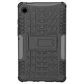 Samsung Galaxy Tab A9 Anti-Slip Hybrid Cover med Stativ - Sort