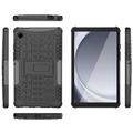 Samsung Galaxy Tab A9 Anti-Slip Hybrid Cover med Stativ - Sort