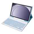 Samsung Galaxy Tab A9 Cover med Bluetooth Tastatur - Babyblå