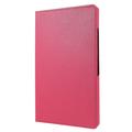 Samsung Galaxy Tab A9+ 360 Roterende Folio Cover - Hot pink