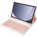 Samsung Galaxy Tab A9+ Cover med Bluetooth Tastatur - Pink