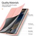 Samsung Galaxy Tab A9+ Dux Ducis Domo Tri-Fold Smart Folio Cover - Pink
