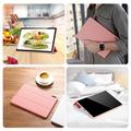 Samsung Galaxy Tab A9+ Dux Ducis Domo Tri-Fold Smart Folio Cover - Pink