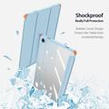 Samsung Galaxy Tab A9+ Dux Ducis Toby Tri-Fold Smart Folio Cover - Babyblå