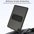 Samsung Galaxy Tab A9+ Stødsikkert hybrid cover med kickstand - Sort