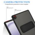 Samsung Galaxy Tab A9+ Stødsikkert hybrid cover med kickstand - Sort