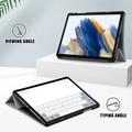 Samsung Galaxy Tab A9+ Tri-Fold Series Smart Folio Cover - Grå