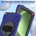 Samsung Galaxy Tab Active5 Pro Heavy Duty 360 Cover med Håndrem - Blå / Sort