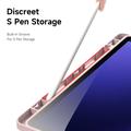 Samsung Galaxy Tab S10 FE/S9 FE/S9 Dux Ducis Magi aftageligt 2-i-1 folioetui - Pink