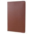 Samsung Galaxy Tab S10 FE+ 360 Rotary Folio Etui - Brun