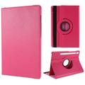 Samsung Galaxy Tab S10 FE+ 360 Rotary Folio Etui - Hot Pink