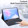Samsung Galaxy Tab S10 FE+ Dux Ducis Cover med Bluetooth Tastatur - Sort