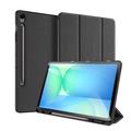 Samsung Galaxy Tab S10 FE+ Dux Ducis Domo Tri-Fold Smart Folio Cover - Sort