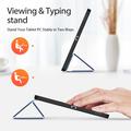 Samsung Galaxy Tab S10 FE+ Dux Ducis Domo Tri-Fold Smart Folio Cover - Blå